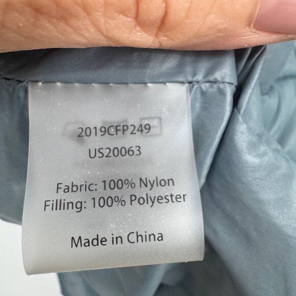 Universal Standard Kanda Puffer Coat Jacket Storm Blue size XS read - Picture 8 of 15